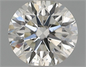 Natural Diamond 0.41 Carats, Round with Excellent Cut, G Color, SI1 Clarity and Certified by IGI