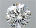 Natural Diamond 1.90 Carats, Round with Excellent Cut, G Color, VVS1 Clarity and Certified by GIA