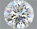 Natural Diamond 0.40 Carats, Round with Excellent Cut, H Color, VVS1 Clarity and Certified by GIA