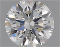 Natural Diamond 0.45 Carats, Round with Excellent Cut, H Color, VS1 Clarity and Certified by GIA