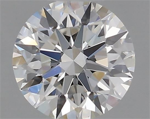 Picture of Natural Diamond 0.45 Carats, Round with Excellent Cut, H Color, VS1 Clarity and Certified by GIA