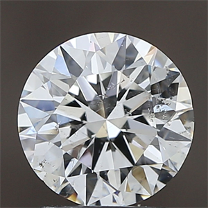 Picture of Natural Diamond 2.01 Carats, Round with Excellent Cut, G Color, SI1 Clarity and Certified by GIA