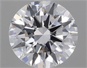 Natural Diamond 0.40 Carats, Round with Excellent Cut, D Color, VVS1 Clarity and Certified by IGI