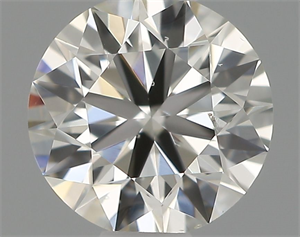 Picture of Natural Diamond 0.50 Carats, Round with Very Good Cut, I Color, VS2 Clarity and Certified by IGI