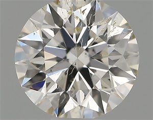 Picture of Natural Diamond 0.40 Carats, Round with Excellent Cut, H Color, I1 Clarity and Certified by IGI