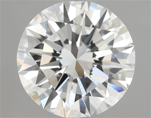 Picture of Natural Diamond 3.00 Carats, Round with Excellent Cut, J Color, IF Clarity and Certified by GIA