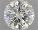 Natural Diamond 0.50 Carats, Round with Excellent Cut, J Color, SI1 Clarity and Certified by GIA