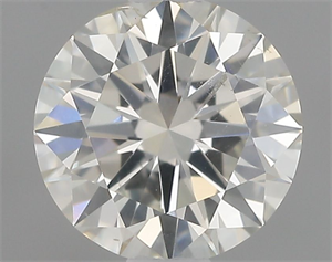 Picture of Natural Diamond 0.50 Carats, Round with Excellent Cut, J Color, SI1 Clarity and Certified by GIA