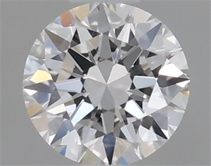 Picture of Natural Diamond 0.40 Carats, Round with Excellent Cut, F Color, VVS2 Clarity and Certified by GIA