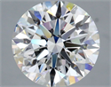 Natural Diamond 2.07 Carats, Round with Excellent Cut, I Color, VS2 Clarity and Certified by GIA