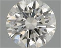 Natural Diamond 0.51 Carats, Round with Excellent Cut, H Color, SI1 Clarity and Certified by IGI