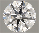 Natural Diamond 0.40 Carats, Round with Excellent Cut, F Color, VVS1 Clarity and Certified by IGI