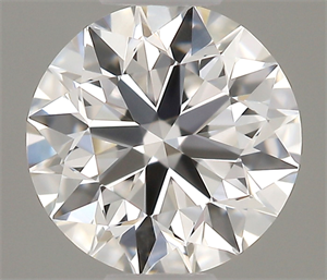 Picture of Natural Diamond 0.40 Carats, Round with Excellent Cut, F Color, VVS1 Clarity and Certified by IGI