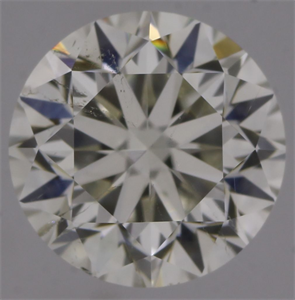 Picture of Natural Diamond 0.50 Carats, Round with Good Cut, K Color, SI2 Clarity and Certified by GIA