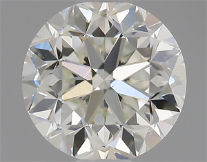 Picture of Natural Diamond 0.50 Carats, Round with Good Cut, I Color, VS1 Clarity and Certified by IGI