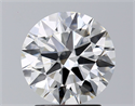 Natural Diamond 2.21 Carats, Round with Excellent Cut, H Color, VS2 Clarity and Certified by GIA