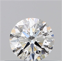 Natural Diamond 0.40 Carats, Round with Excellent Cut, F Color, SI1 Clarity and Certified by GIA