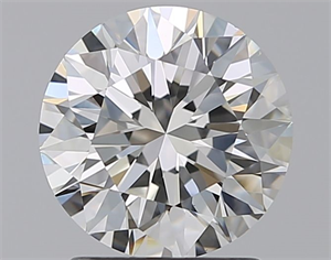 Picture of Natural Diamond 1.51 Carats, Round with Excellent Cut, H Color, VS1 Clarity and Certified by GIA