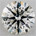 Natural Diamond 0.60 Carats, Round with Excellent Cut, K Color, SI2 Clarity and Certified by GIA