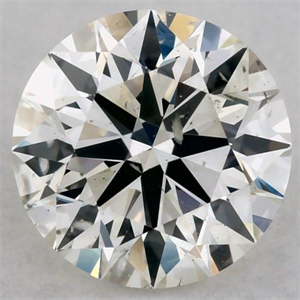 Picture of Natural Diamond 0.60 Carats, Round with Excellent Cut, K Color, SI2 Clarity and Certified by GIA