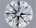 Natural Diamond 0.50 Carats, Round with Very Good Cut, K Color, VS1 Clarity and Certified by GIA