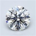 Natural Diamond 1.70 Carats, Round with Excellent Cut, F Color, VVS2 Clarity and Certified by GIA