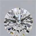 Natural Diamond 0.43 Carats, Round with Excellent Cut, G Color, VS2 Clarity and Certified by IGI