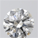 Natural Diamond 0.50 Carats, Round with Excellent Cut, F Color, SI2 Clarity and Certified by IGI