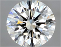 Natural Diamond 0.40 Carats, Round with Excellent Cut, J Color, VS2 Clarity and Certified by GIA