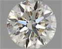 Natural Diamond 0.40 Carats, Round with Excellent Cut, I Color, VS1 Clarity and Certified by IGI