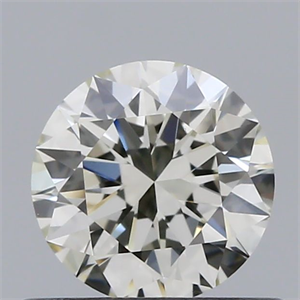 Picture of Natural Diamond 0.51 Carats, Round with Excellent Cut, K Color, SI1 Clarity and Certified by GIA