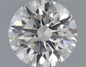 Picture of Natural Diamond 0.42 Carats, Round with Excellent Cut, I Color, VS1 Clarity and Certified by IGI