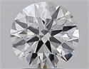 Natural Diamond 1.70 Carats, Round with Excellent Cut, F Color, VS1 Clarity and Certified by GIA