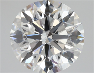 Picture of Natural Diamond 2.01 Carats, Round with Excellent Cut, D Color, VS2 Clarity and Certified by GIA