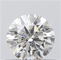 Natural Diamond 0.43 Carats, Round with Excellent Cut, I Color, VS1 Clarity and Certified by GIA