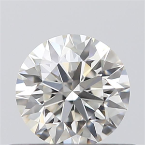 Picture of Natural Diamond 0.43 Carats, Round with Excellent Cut, I Color, VS1 Clarity and Certified by GIA