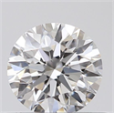 Natural Diamond 0.42 Carats, Round with Excellent Cut, E Color, VS1 Clarity and Certified by GIA