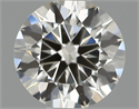 Natural Diamond 0.46 Carats, Round with Excellent Cut, I Color, VS2 Clarity and Certified by IGI