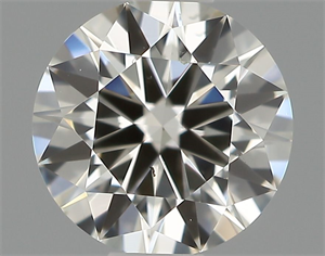 Picture of Natural Diamond 0.46 Carats, Round with Excellent Cut, I Color, VS2 Clarity and Certified by IGI