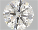 Natural Diamond 0.43 Carats, Round with Excellent Cut, I Color, SI1 Clarity and Certified by GIA