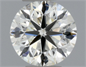 Natural Diamond 0.42 Carats, Round with Very Good Cut, K Color, VVS2 Clarity and Certified by GIA