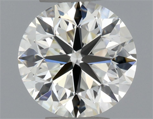 Picture of Natural Diamond 0.42 Carats, Round with Very Good Cut, K Color, VVS2 Clarity and Certified by GIA