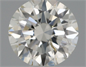 Natural Diamond 0.50 Carats, Round with Excellent Cut, I Color, SI1 Clarity and Certified by IGI