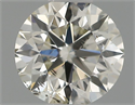 Natural Diamond 0.40 Carats, Round with Very Good Cut, I Color, SI2 Clarity and Certified by IGI