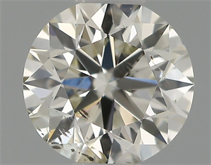 Picture of Natural Diamond 0.40 Carats, Round with Very Good Cut, I Color, SI2 Clarity and Certified by IGI