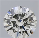 Natural Diamond 0.59 Carats, Round with Excellent Cut, I Color, SI1 Clarity and Certified by IGI