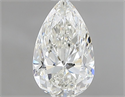 Natural Diamond 0.81 Carats, Pear with  Cut, I Color, IF Clarity and Certified by GIA