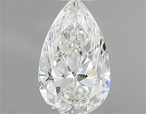 Picture of Natural Diamond 0.81 Carats, Pear with  Cut, I Color, IF Clarity and Certified by GIA