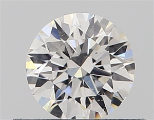 Picture of Natural Diamond 0.40 Carats, Round with Excellent Cut, E Color, SI1 Clarity and Certified by GIA