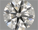 Natural Diamond 0.40 Carats, Round with Excellent Cut, G Color, SI1 Clarity and Certified by IGI